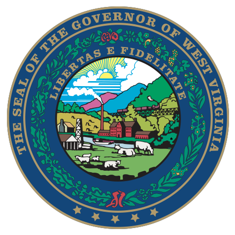 The seal of the governor of West Virginia